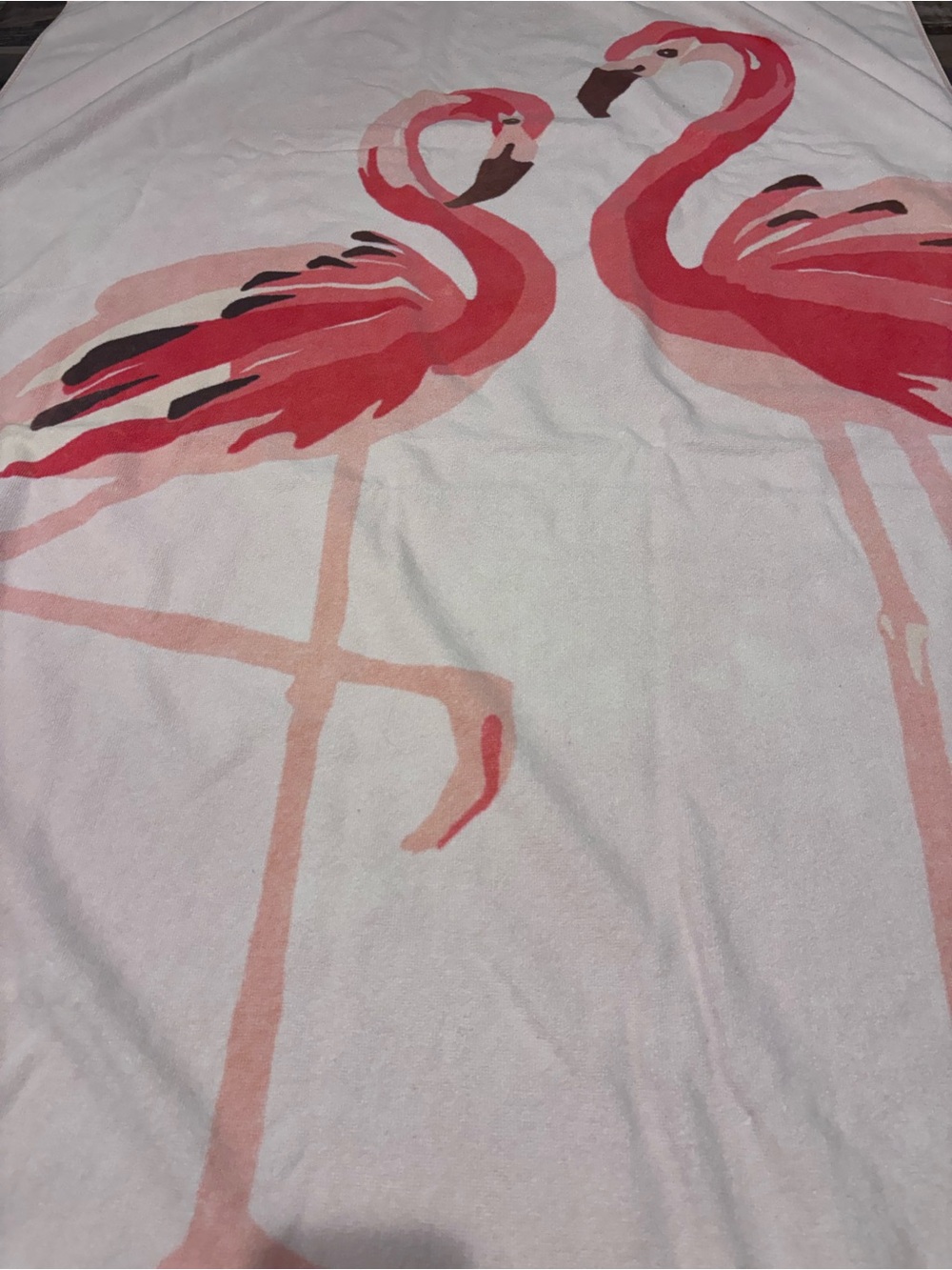 kate spade Flamingo Print Beach Towel in Pink and Coral - Picture 5 of 7